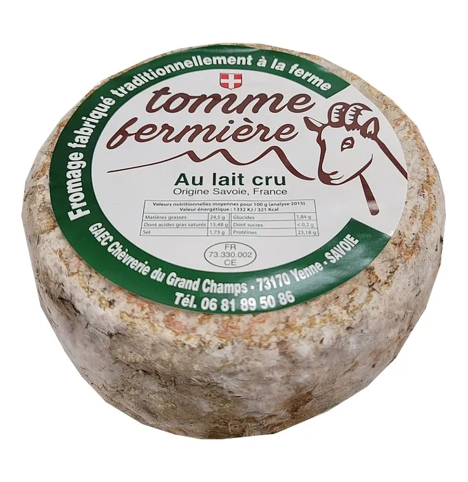 Tomme de chèvre Fermière 600g Lait Cru