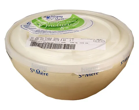 Fromage Blanc Lissé 40% en Jatte 3 Kg