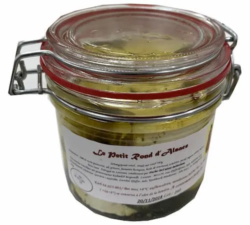 P'tit Rond d'Alsace à l'huile en Bocal