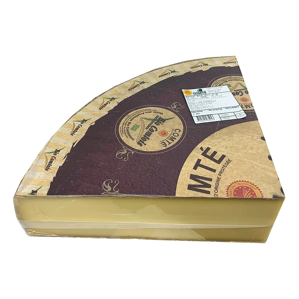 1/4 Comte BIO Aop L. Cru 12 Mois d'Age Mur  (*)