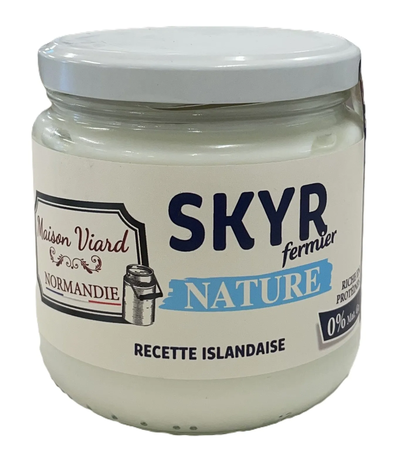 Skyr Fermier Nature Pot Verre 400g X 6