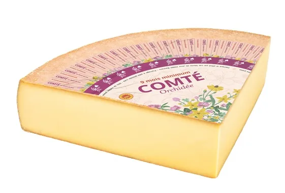 1/4 Comté Orchidée 9 mois Monts de Joux